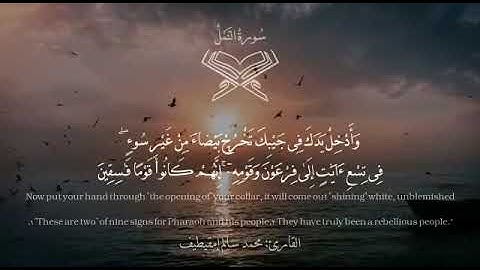 تلاوة من صلاة العشاء من سورة النمل .