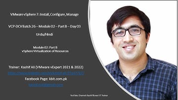 VMware vSphere 7 - Module 02 - Part B - Batch 26 - Demo - Day 03 - Urdu/Hindi