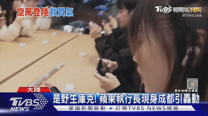 i15銷售衰退 蘋果CEO庫克半年兩度訪中｜TVBS新聞 @TVBSNEWS01 - 天天要聞