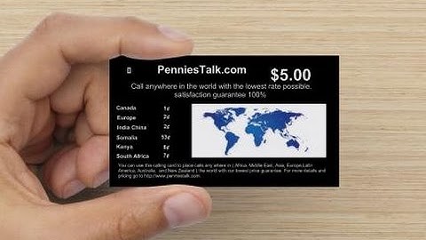 Pinless Phonecard
