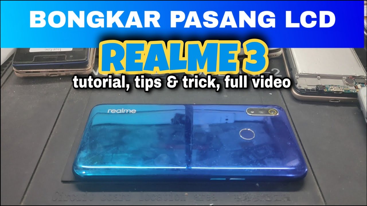 Servis Realme 3 Jatuh dan Lcd Bergaris (Tidak Bisa Sentuh). 