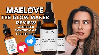 MAELOVE The Glow Maker Antioxidant Serum Review | Nadia Vega