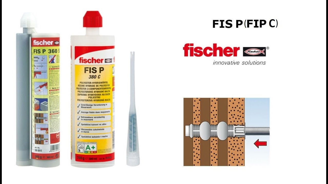 fischer FIS P(FIP C) xимический анкер для кирпичной кладки