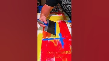 Echoes of Color / Abstract Painting Techniques #art #abstractartist
