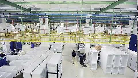 Assembly Line Floor in Fridge Factory. | Stock Footage - Videohive