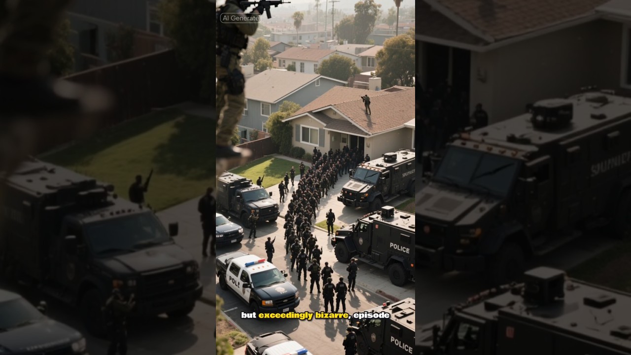 We got barricade by the police 