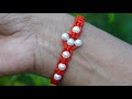 Cross Bracelet | 5 mins Easy DIY Bracelet || Handmade bracelet