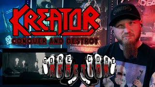 Reaction | Kreator - Conquer And Destroy