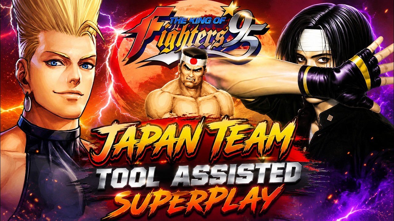 TAS】THE KING OF FIGHTERS '95 - JAPAN TEAM (NEOGEO CD) KYO