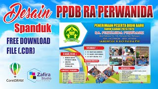 DESAIN SPANDUK / BANNER PPDB RA/TK (FREE CDR)