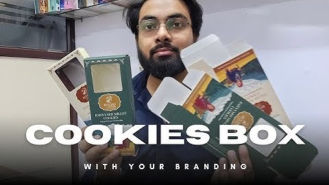 Cookies Packaging Box, Bakery Packaging Box, Custom Printed Paper Box.