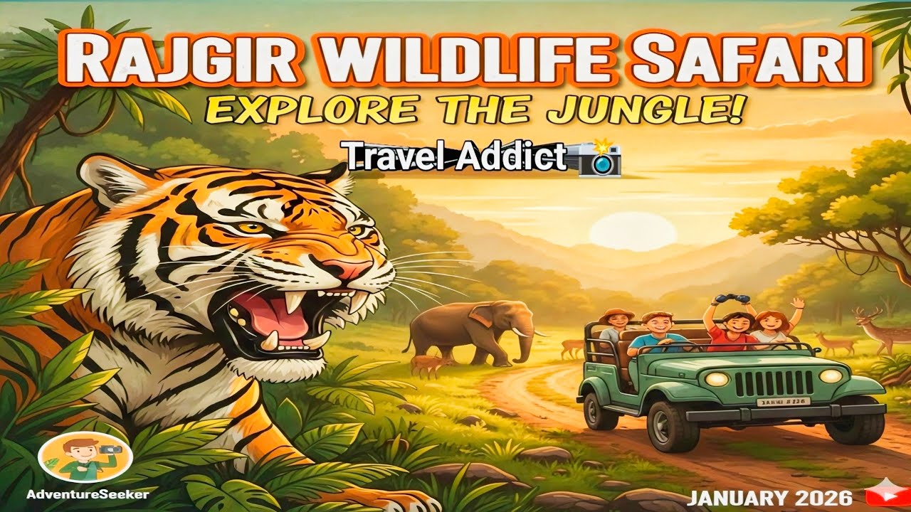 RAJGIR WILDLIFE SAFARI 2026 Full Tour 📸 || राजगीर जू सफारी || Bihar Tourism 