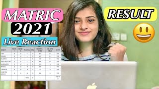 Reacting to my Matric Result 2021 | Live Result Reaction | 10th Class Result reaction