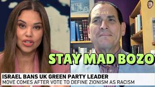 Israeli Guest CRASHES OUT on News Over Green Party Resolution