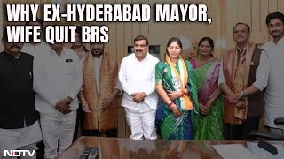 Telangana News | Ex-Hyderabad Mayor, Wife Join Congress: 