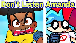 Friday Night Funkin’ Don’t Listen ~ Amanda The Adventurer ft. JakeNeautron (FNF Mod)