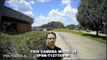 Amcrest 5MP AI PoE IP Camera  Review Model IP5M-T1277EW-AI (T1277EB) Human Face Vehicle Detection