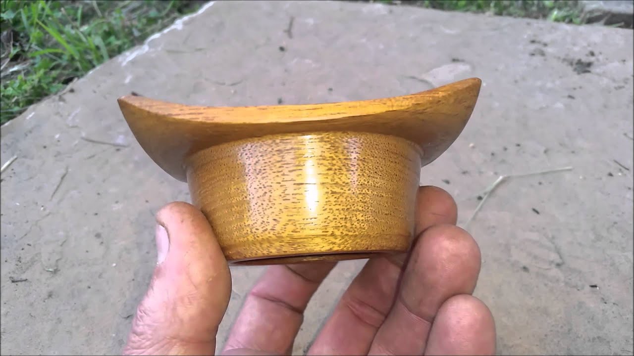 Wood Turning With Naked Turner 12 Teak Bowl - YouTube