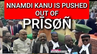 PRĪSØÑNERS PROTEST, NNAMDI KANU 2 BE FØRÇÉD OUT OF PRĪSØÑ AS TINUBU FINALLY SIGN HIM OUT