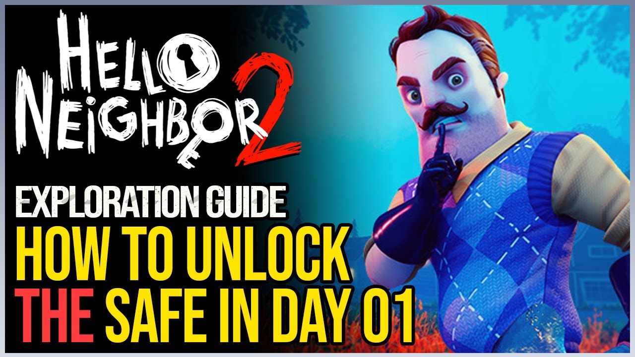 Hello Neighbor 2 Walkthrough Part 1: Safe code, scissors and photo pieces