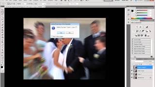 [HD] Soft Focus Wedding Photo Effect: Photoshop Tutorial! screenshot 2
