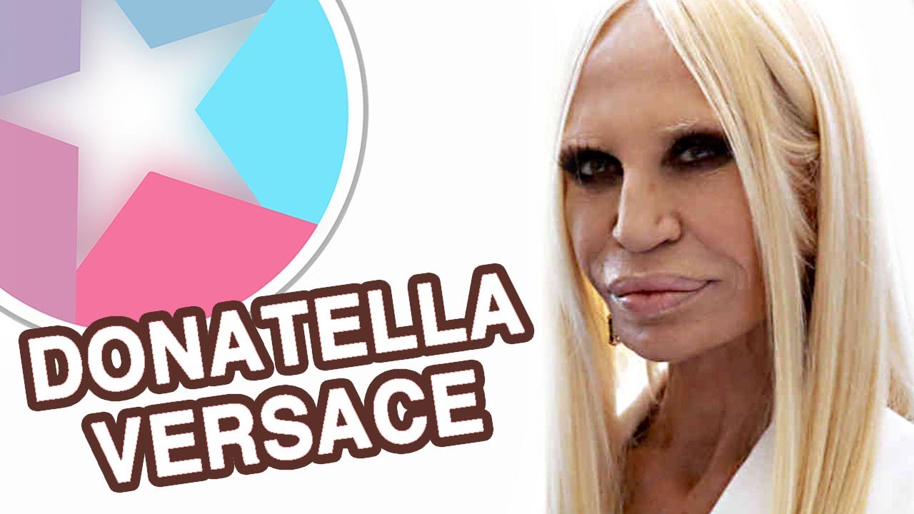 Donatella Versace Through The Years in 25 seconds - YouTube