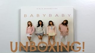 Girls' Generation Baby Baby - The First Album Repackage Unboxing