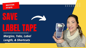 Brother PT1010 - Setting Margins, Don