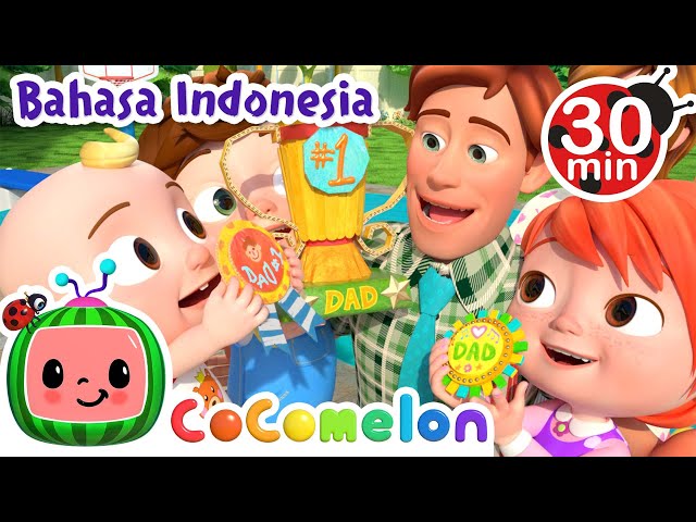 Lagu Ayahku | CoComelon Bahasa Indonesia - Lagu Anak Anak class=