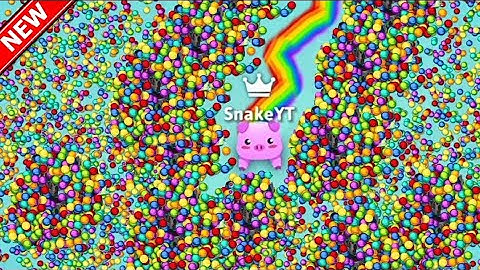 Snake.Io 🐍 Tiny Snake Trolling Top 1 Giant Snakes! Epic Snakeio Gameplay