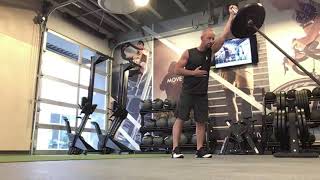 Pendulum Single Arm Strict Press (Landmine Press)