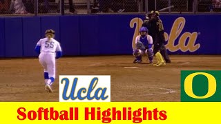 #24 Oregon vs #14 UCLA Softball Game 1 Highlights, March 28 2024