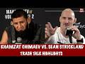 Khamzat Chimaev vs. Sean Strickland TRASH TALK Highlights UFC 328