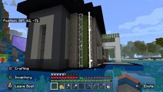 Minecraft Survival - DreamCo Realm - Deathwishkers' Mini Modern House Tour
