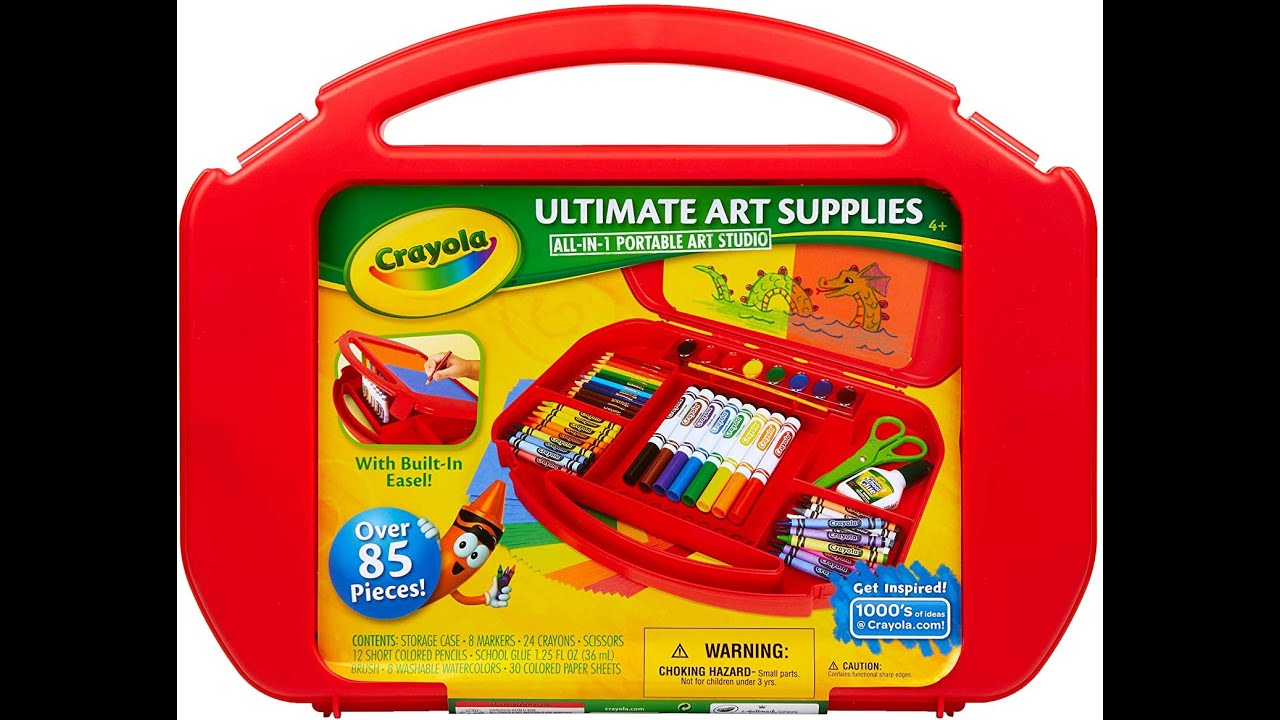 Ultimate Art Supplies & Easel Set, Crayola.com