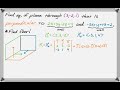 Find Equation of Plane Perpendicular to Two Given Planes  Through Given Point