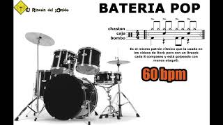 Bateria pop 60 bpm