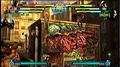 Marvel vs Capcom 3 - Xbox Live Player Match 1