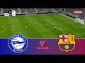 Deportivo Alaves vs Barcelona - La Liga 2026 | Full Match All Goals | Pes 21 Gameplay