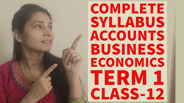 Term Wise Revised Syllabus | CBSE | 2021-22 | Class 12 | Term 1,Term2