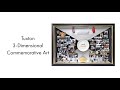 Tuxton Commemorative 3D Art