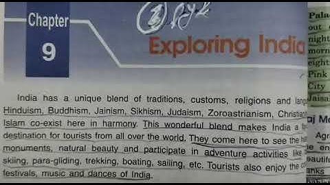 DAV nahan, class 5 .social science , L -9 ,Exploring India ( part 3)