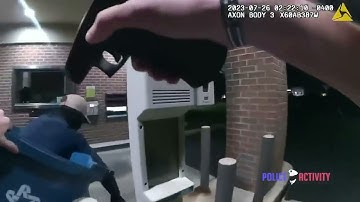 Bank Robber Trying To Escape Police Falls Through Ceiling and into Recycling Bin