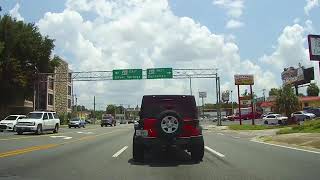 Driving through Ocala, Florida