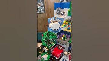 Lego minifigure habitat from the KC brick lab