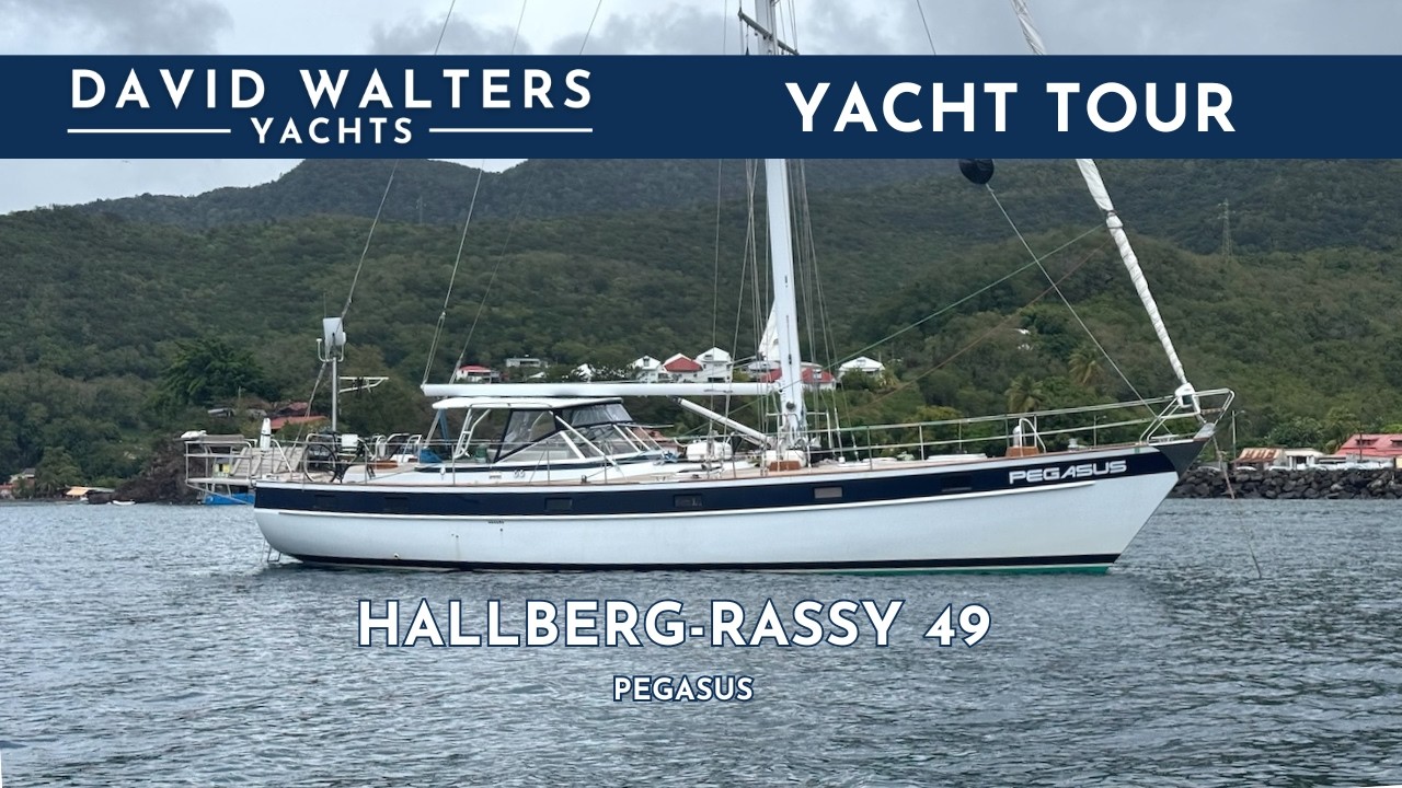 ⁣1984 Hallberg-Rassy 49 | PEGASUS - Classic Bluewater Cruiser with Major Upgrades