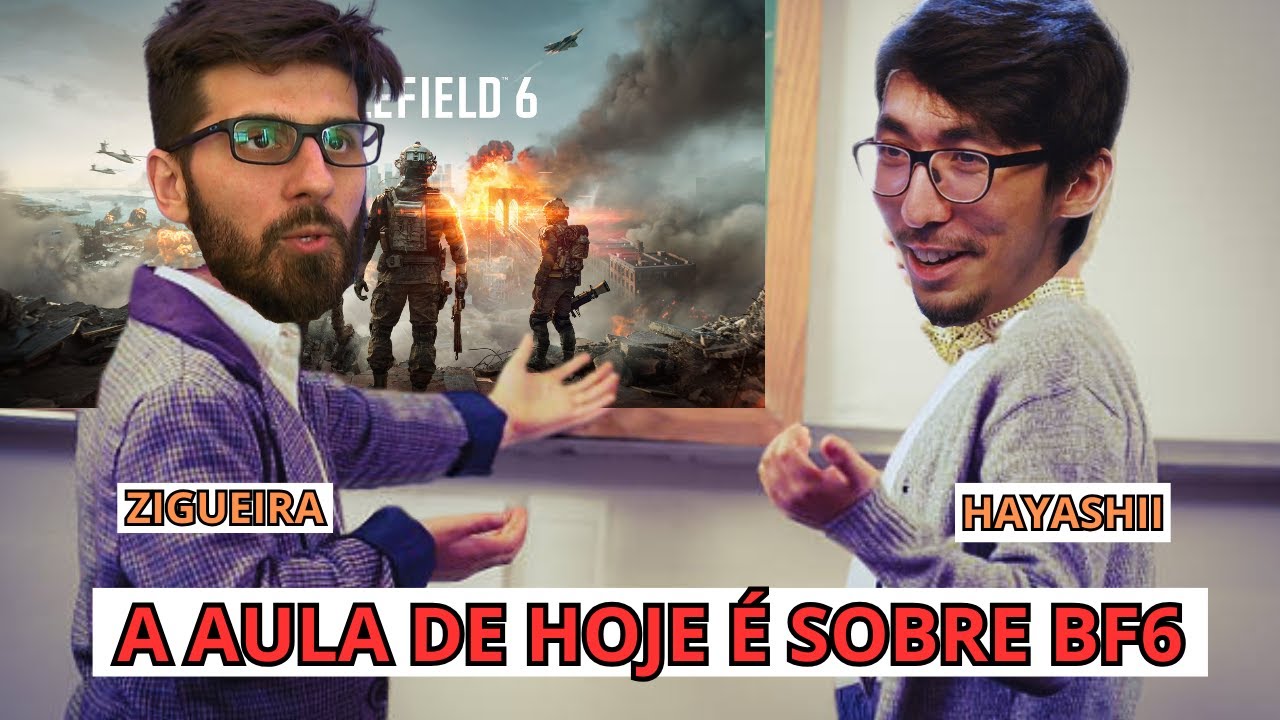 REAÇÃO MAIS DIDÁTICA DO ZIGUEIRA AO VÍDEO DO HAYASHII SOBRE BATTLEFIELD 6