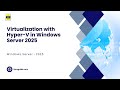 12 Virtual Switch Manager in Hyper-V | Windows Server 2025