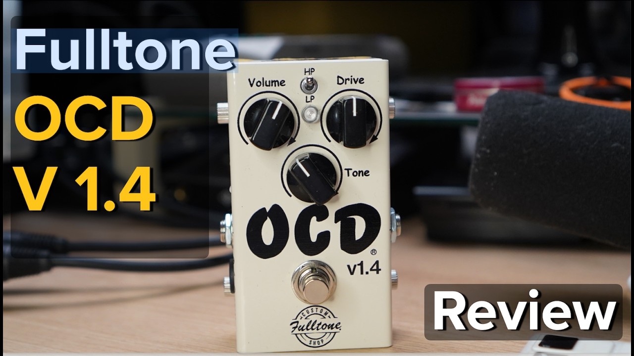 자연스러운 앰프같은 디스토션 Fulltone OCD v1 4 - YouTube