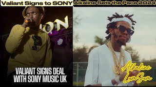 Valiant Signs a deal with Sony Records Alkaline Sets the pace for 2024